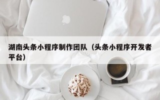 开原湖南头条小程序制作团队（头条小程序开发者平台）